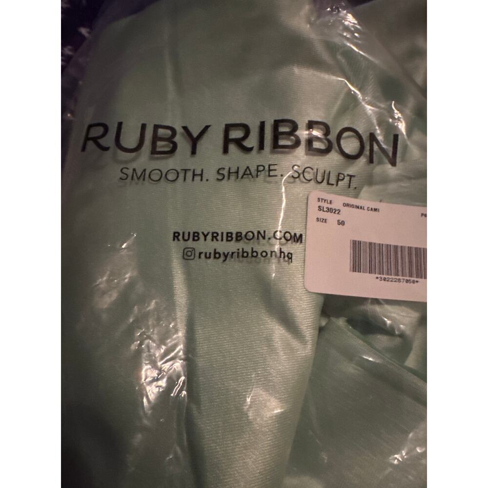Brand New Ruby Ribbon Women's Size 50 Blue Shaping Smoothing Original Cami - Picture 9 of 9